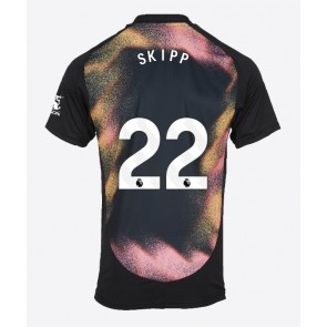 Leicester City Oliver Skipp #22 Venkovní Dres 2024-25 Krátký Rukáv